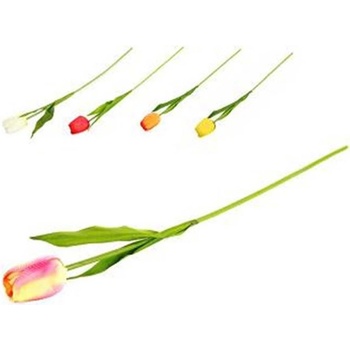 Market Umělé květiny, plast 520mm tulipán, mix barev