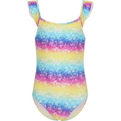 ZIG ZAG Детски бански костюм ZIG ZAG Kid's Carly Swimsuit - Rainbow Hearts - размер 128 (EU) (750-2633-0314)