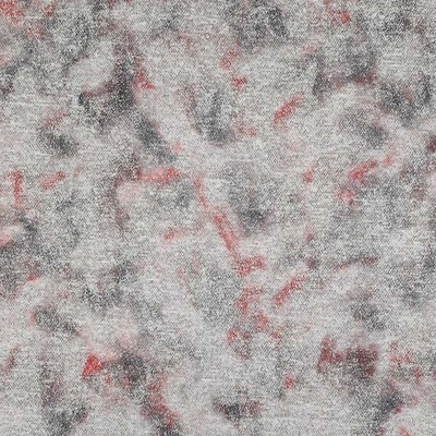 Svetrovina šedá, červené škvrny, š.145