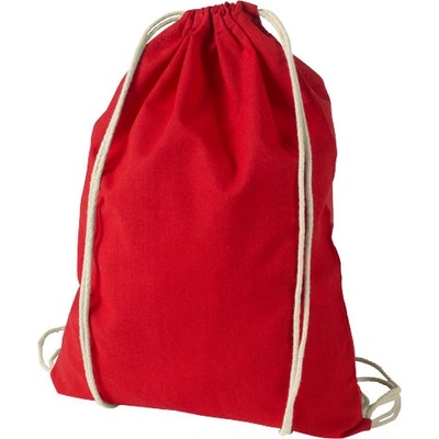 Bavlnené vrecúško Oregon (100 g/m2) , Red