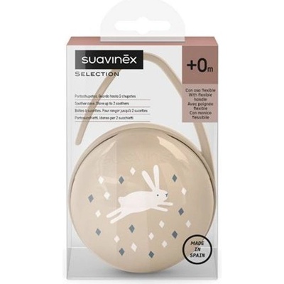 Suavinex duo krabička na šidítka Wonderland hnědá – Zboží Dáma