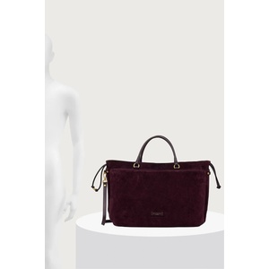 Gianni Chiarini шопинг чанта дамска от велур MORGANA (BS.12261.CM.PL)
