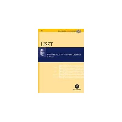 Piano Concerto No. 1 E flat major + CD Franz Liszt