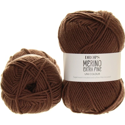 Drops Merino Extra Fine 49 čokoládová