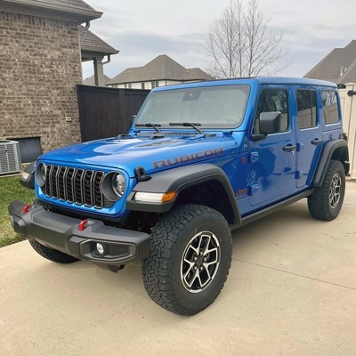 Mriežka, Lakované, Žiadna kamera, Ocean Blue, Facelift, Jeep Wrangler JL, Jeep Gladiator JT