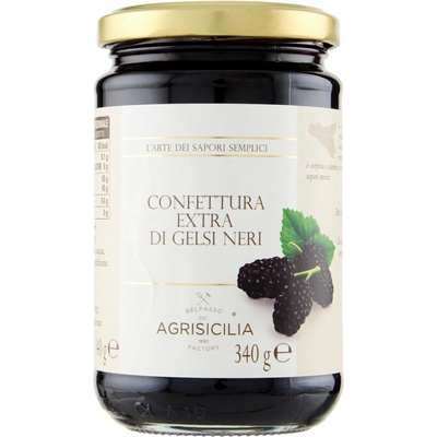 Agrisicilia Extra džem z čiernych moruší 360g