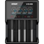 XTAR Зарядно у-во XTAR VC4SL, 4 гнезда, LCD дисплей, USB, LiIon & NIMH, 18650, CR123, AA, AAA - privantex Зарядно за батерии