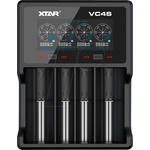 XTAR Зарядно у-во XTAR VC4SL, 4 гнезда, LCD дисплей, USB, LiIon & NIMH, 18650, CR123, AA, AAA Зарядно за батерии
