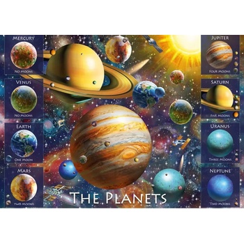 Dino - Puzzle Eight planets XXL - 500 piese