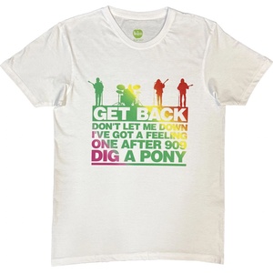 The Beatles Get Back Gradient White L Риза (BEATTEE425MW03)