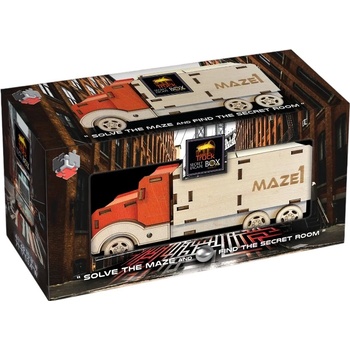 Eureka Логически дървен 3D пъзел Eureka - Лабиринт камион (473461-0)