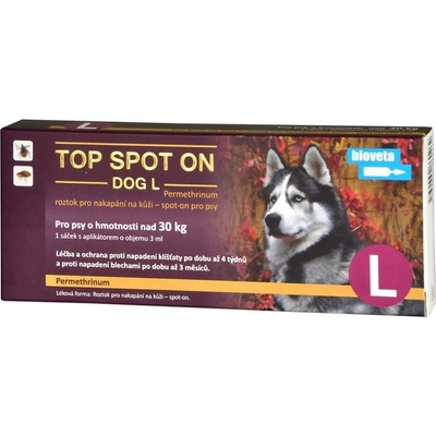 Fipron Top spot-on Dog nad 30 kg L 1 x 3 ml