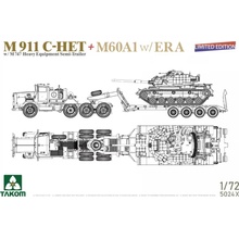 Takom M911 C-HET with M747 Heavy Equipment Semi-Trailer + M60A1 with ERA 1:72