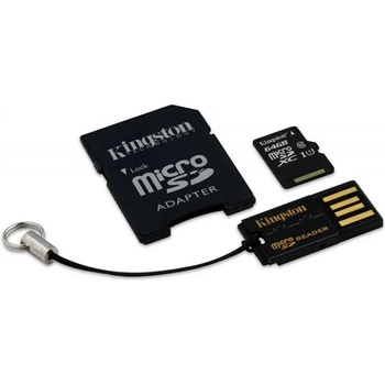 Kingston microSDXC 64GB C10/UHS-I Multi Kit/Mobility Kit MBLY10G2/64GB