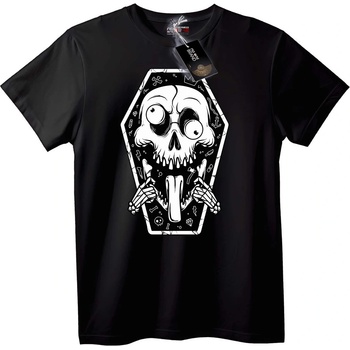 NOONEBRAND Тениска Ковчег Skull Рокер - 6XL, White