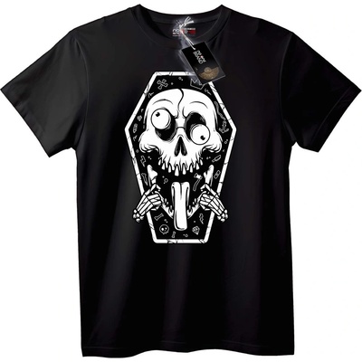 NOONEBRAND Тениска Ковчег Skull Рокер - 6XL, White