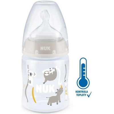 Nuk First Choice láhev s kontrolou teploty béžová ZOO 150 ml