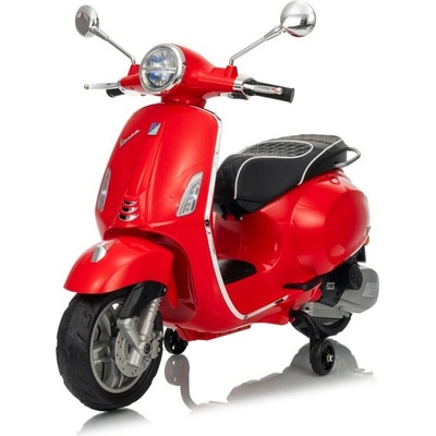 Mamido Vespa ROMA Detský elektrický skúter červená