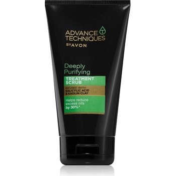 Avon Advance Techniques Deeply Purifying дълбоко почистващ пилинг за мазна коса 150ml