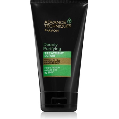 Avon Advance Techniques Deeply Purifying дълбоко почистващ пилинг за мазна коса 150ml