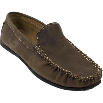 Image 1 of Български обувки Мъжки мокасини в кафян цвят естествена кожа 095brown