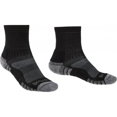 Bridgedale pánske Merino Performance Crew ľahké ponožky black/silver