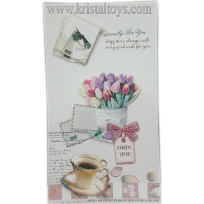 Комплект 3d картички с поздрав sg