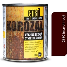 Korozal Email 0,75 kg Tmavohnedý