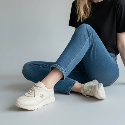 Сникърси A18102-2 Beige