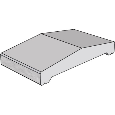 CSB CSBLOK stříška 30 Šedá 23 x 40 x 7,7 cm (palety 35 ks)