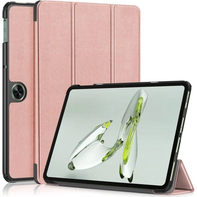 Protemio 80746 LEATHER Zaklápěcí kryt OnePlus Pad Go růžovozlatý