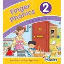 Finger Phonics Book 2 - in Precursive Letters (British English edition) (Wernham Sara)(Board book)