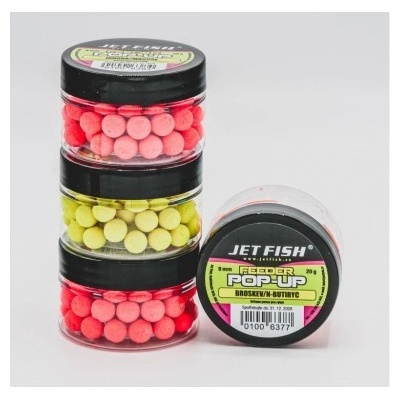 Jet Fish Feeder POP-UP 20g- 9mm : ČESNEK/CHILLI