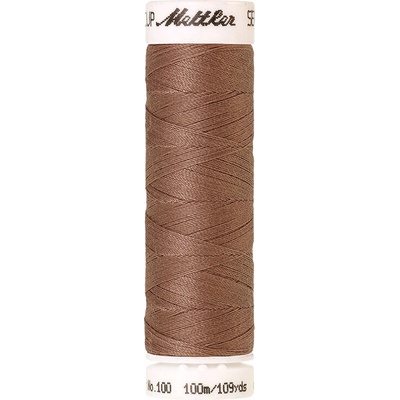Nitě SERALON 100m na univerzální šití, polyester AMANN Mettler - více barev 6677: 0295 růžovo-šedá