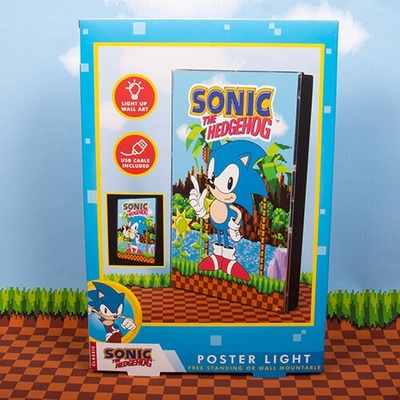 Fizz Creation Svítící plakát na zeď z filmu Sonic
