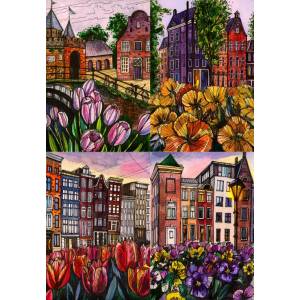Grafika Art Puzzle - Puzzle Flowers - 1 000 piese