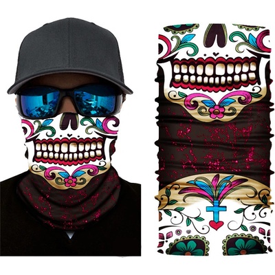 TXR multifunkčná šatka Skull paint