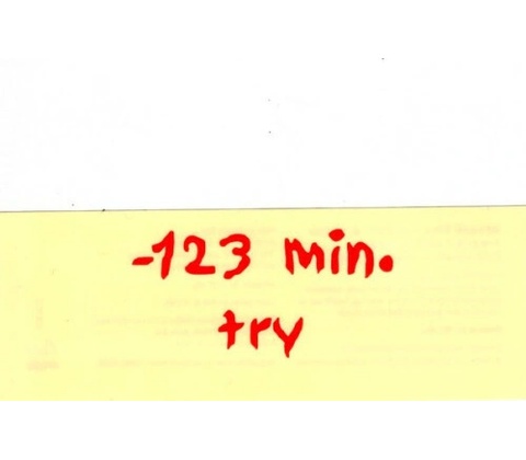 -123 MIN.: TRY CD
