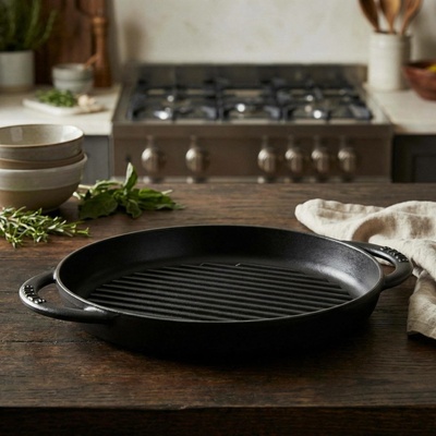 Staub Litinová grilovací kulatá 26 cm