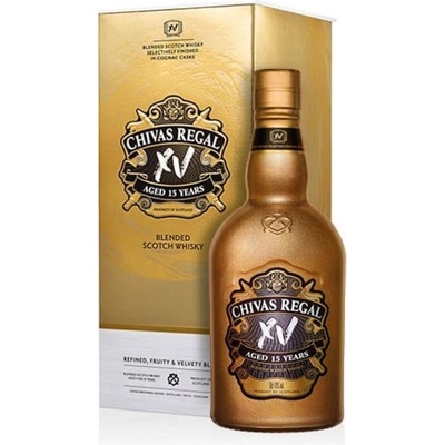 Chivas Regal XV Gold Bottle 15y 40% 0,7 l (holá láhev)
