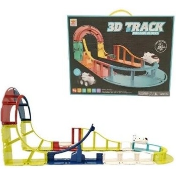 Bavytoy Barevná 3D elektrická dráha 31ks