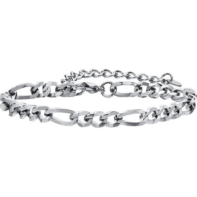 Daniel Dawson ocelový náramek Figaro řetízek chirurgická ocel NR2150-BR-1563S/18+4 Stříbrná