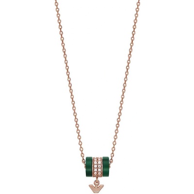 Emporio Armani Позлатено сребърно колие Emporio Armani (EG3569221)