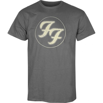 ROCK OFF мъжка тениска Foo Fighters - Gold FF Logo - ROCK OFF - FOOTS08MC