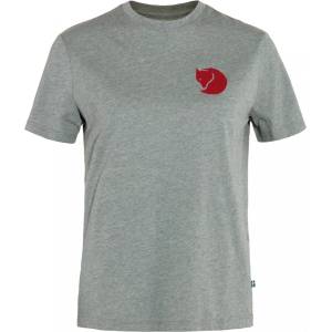 Fjällräven Дамска тениска Fjällräven Women's Fox Boxy Logo Tee T-shirt - Grey / Melange - размер XS (116-9069-0512)