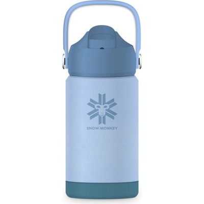 Snow Monkey Kids Dětská termoska 350 ml modrá