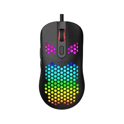 Marvo Myš G925, 12000DPI, optika, 7tl., drátová USB, černá, herní, podsvícená