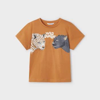 Image 1 of MAYORAL Тениска къс ръкав "wild jungle" оранжево за мини момче Mayoral