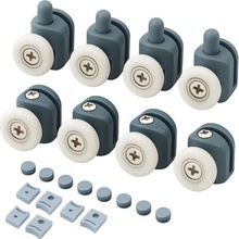 ISO 3305 Kolieska k sprchovacím kútom 8 ks