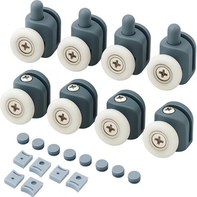 ISO 3305 Kolieska k sprchovacím kútom 8 ks